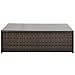Best Choice Products All-Weather Wicker Indoor Outdoor Coffee Table for Patio, Living Room w/Tempered Glass Top for Patio, Living Room