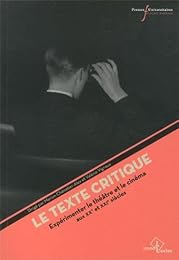 Le  texte critique