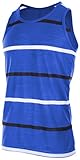 Enimay Men's Summer Beach Tank Top Gym Athletic Shirt Sleeveless Grey Blue Black X-Large