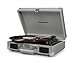 Crosley Cruiser Deluxe Bluetooth Enabled Portable 3 Speed Turntable, Cool Greythumb 2