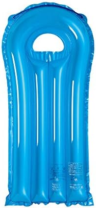 Inflatable Swimming Floating Bed For Pool Floating Row Kickboard Child Teens Adult Water Swimming Ring Surfboard Floating Mat 46.4621.26inch/11854CM ( Color : Blue )
