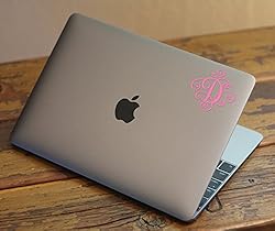ViaVinyl Monogram die cut decal/sticker. CLICK FOR