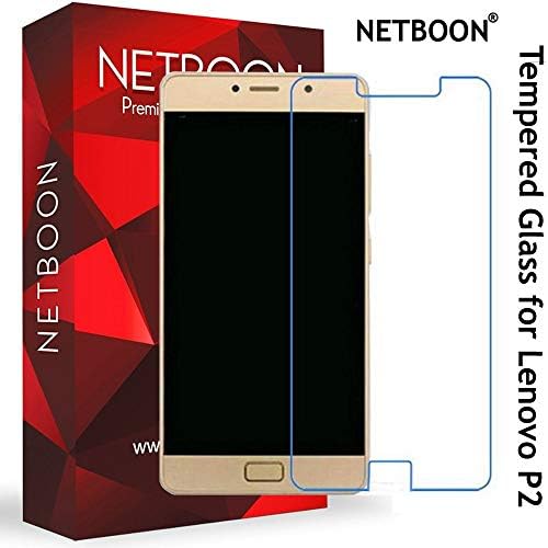 NETBOON® [COMBO OFFER] Premium Tempered Glass Screen Protector Edge to Edge Full Transparent Gorilla Glass Guard for Lenovo Vibe P2 [PACK OF 10]