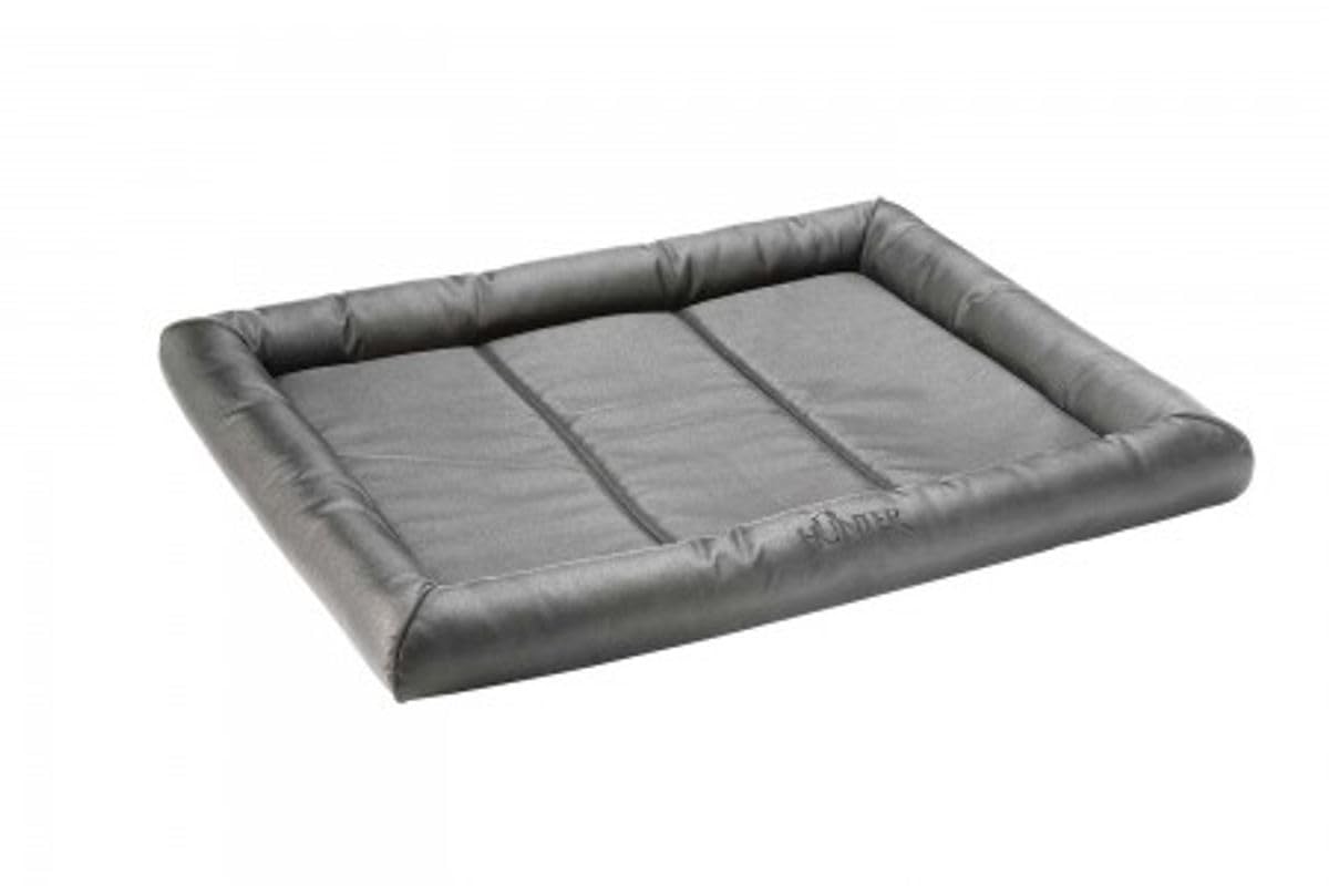 Hunter Vermont Heavy Duty Stain Resistant Polyester Padded Dog Mat, 70 x 50 cm, Grey