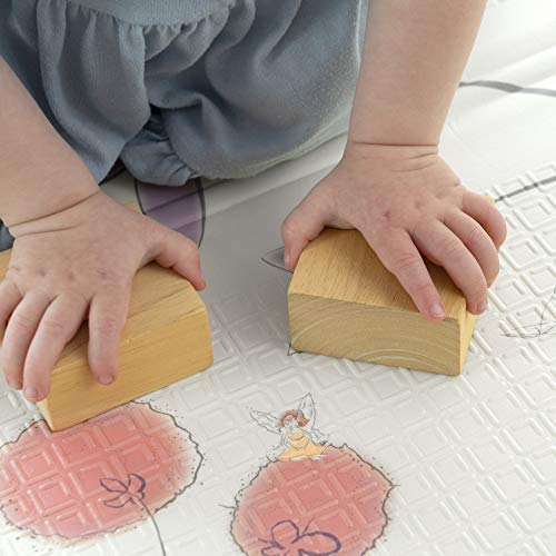 JumpOff Jo Large Waterproof Foam Padded Play Mat for Infants, Babies