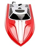 Vector28 2.4Ghz Radio Remote Control Micro High Speed RC Racing Boat Speed Boat RTR (Red) by Midea Tech