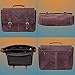 16 inch Genuine Leather Briefcase Bag - Crossbody Laptop Satchel by Rustic Town