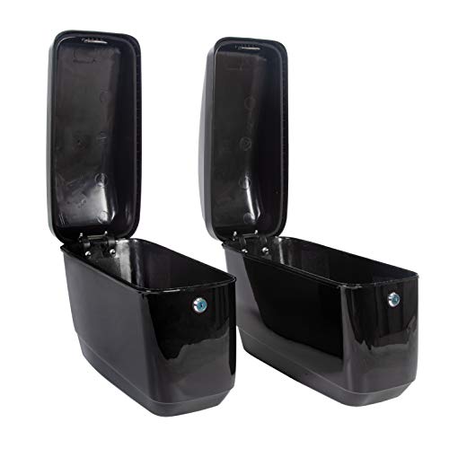 EGO BIKE Hard Motorcycle Saddle Bags Saddlebags W/Mounting Kit