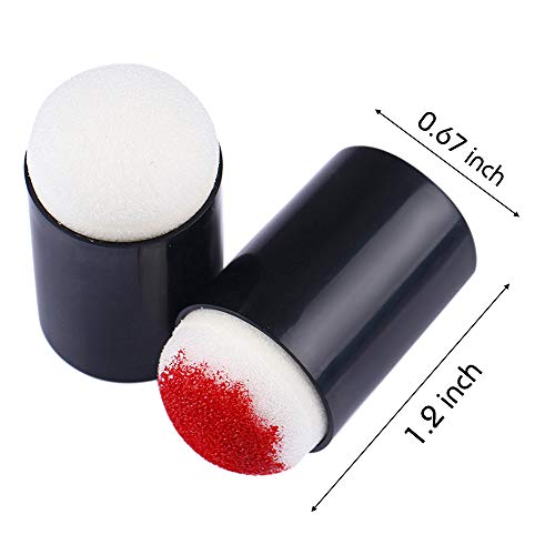 Finger Sponge Daubers for Painting, Drawing, Ink, Card Making, Commodities for Finger Painting 20 Pack