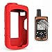 TUSITA Case with Screen Protector for Delorme inReach SE/Explorer Satellite Tracker,Replacement Silicone Protective Skin Cover (Red)
