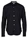 BURBERRY Brit Men's Henry Slim Fit Dress Shirt (Large, Black)