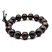 Zen Dear Unisex Natural Rosewood Prayer Beads Buddha Buddhist Prayer Meditation Mala Necklace Bracelet (12mm 17 beads)