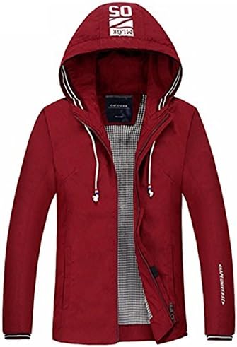 Also Easy Men Casual Coat Fashion Thin Jacket Slim Stand Collar Bomber Jacket Male Windbreaker Sportswear L,XL,XXL,XXXL