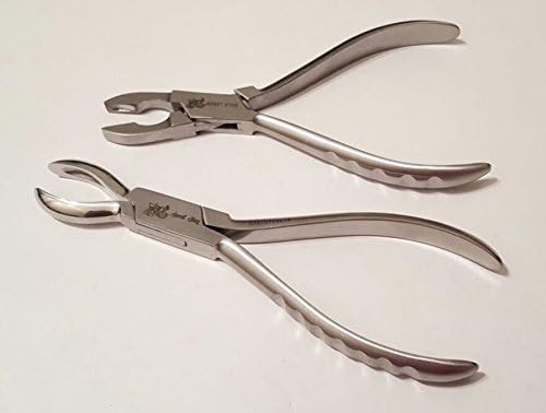Body Piercing Large Gauge Ring Closing 6" & Small 5 1/2" Forceps Pliers Surgical Stainless Steel Professional Septum Ear Nipple Belly Nose Tongue Lip Navel Eyebrow