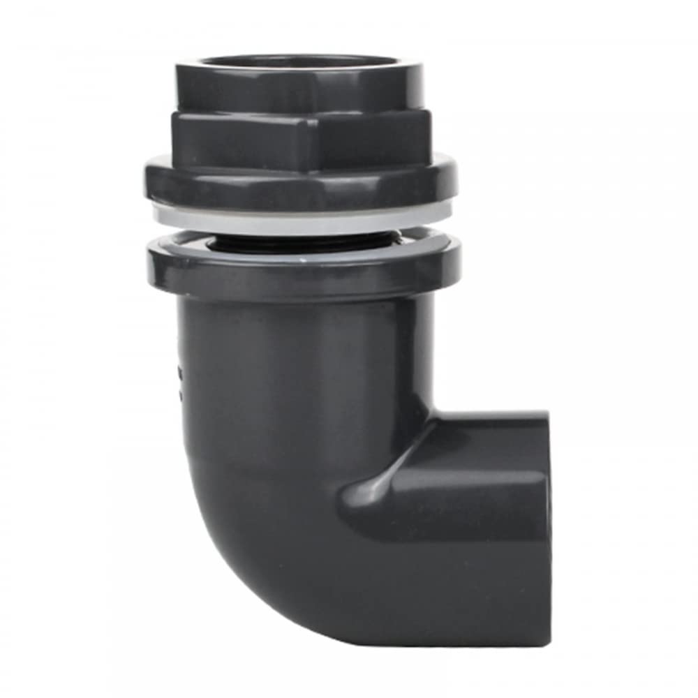 MiOYOOW Aquarium Elbow Pipe Joint, PVC Fish Tank Water Pipe Adapter Elbow Tubes Hose Connector Fish Tank Accessories