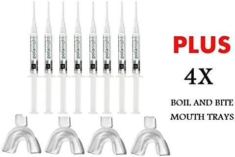 SDI PolaNight CP 16% 1.3g 8 Syringe Whitening Gel + 4 Thermoforming Trays