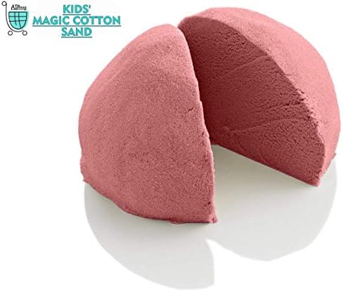 Abbuy Crazy Sand 50 Grams for Kids Non Stick and Smooth with Moulds -Red