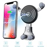 Car Charger, Wireless Car Mount, Air Vent Phone Holder - 10W Compatible for Samsung Galaxy S9/S9+/S8/S8+/Note 8, 7.5W Compatible for iPhone Xs Max/Xs/XR/X/ 8/8 Plus
