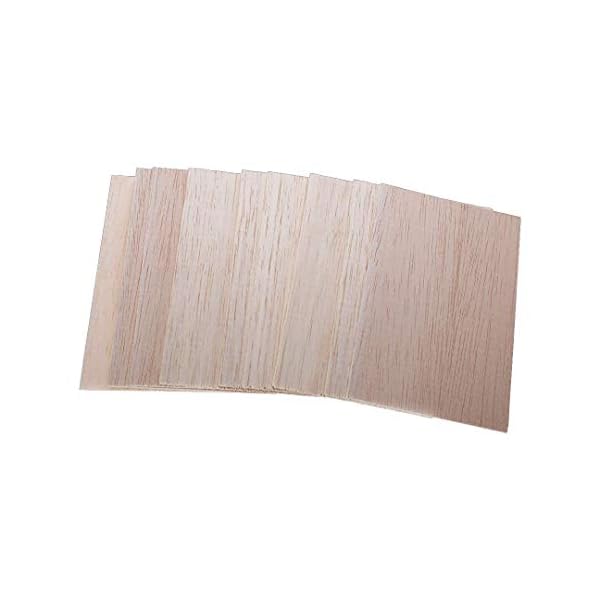 BB Holzplatte, 30Pcs Sperrholz, Holzplatten, Sperrholz-Platte, Hobby Holz Sperrholz Platte, Quadratische Holzscheiben… – Bild 4