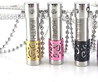 Earth in Wire Essential Oil Diffuser Necklace Hypoallergenic True 316L Surgical Stainless Steel Pendant With 31" chain Gold/faith
