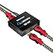 SOWTECH [Upgrade Version] 4K HDMI Splitter HDCP V1.4 Powered HDMI Splitter 1X2 HDMI Splitter for Full HD 1080P Support 4K/2K and 3D Resolution (One Input to Two Outputs)