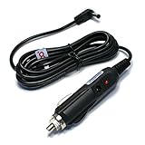 EDO Tech® 6-1/2' Long Dc Vehicle Adapter Car Charger Power Cord for RCA Drc69705e22 Drc69702 Drc6289 Drc6309 Drc6272e Drc6296 Brc3087 Brc3073 Brc3109 Portable Dvd, Blu-ray Player