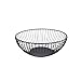Fanduo Metal Wire Fruit Basket -Kitchen Countertop small bowl for Bread, fruit,Snacks, Households Items Storage, Black