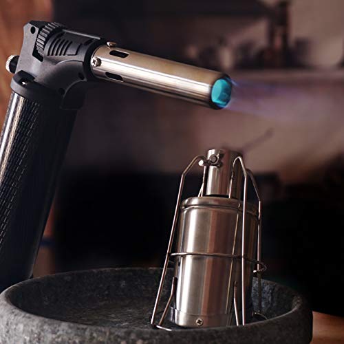 MR.TORCH Butane Gas Cooking/Searing Grill Torch Sous Vide Kit/w Sear Head Attachment, Searzall Equivalent Refillable Professional Chef Blowtorch,for Steak Grilling,Barbecue,Culinary Heating Melting