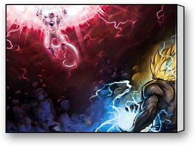 Japanese Anime Goku Dragonballgoku Canvas Wall Art Print 16 X 12 Inch