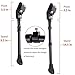 LELEKEY Bike Kickstand Aluminum Alloy Adjustable Height Bicycle Kickstand Single Leg Side Rear Mount Non Slip Bike Kick Stand for Most 20
