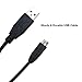 Ugee M708 USB Charging Date Cable for Graphics Tablets-5ft/Black