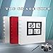 RECUTMS Photo Albums 4x6 Hold 600 Photos Black Pages Large Capacity Leather Cover Wedding Family Photo Album Books Horizontal and Vertical Photos (White), 600 pockets