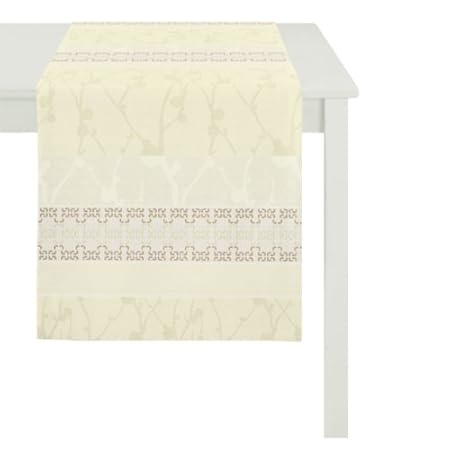 APELT Setare_45x140_20 Tischläufer 'Äste - Ornamente', natur