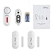 CPVAN Window Door Security Alarm Sensor, DIY Wireless Home Security Burglar Alarm System with 1 Siren Unit, 2 Magnetic Sensors and 1 Remote Control, Easy Installation, Ideal for Home/Apartment-CP1