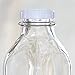 Glass Milk Bottle Caps - 12 Pack - Only Fits Milk Bottles with 48mm (1.87 inch) Tops, Snap On Lids