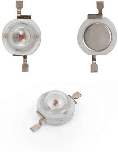 10 pcs. LED 1 W (red, 50 lm, 620 nm, 350 mA, 3.2-3.4 V)