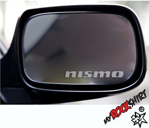 My Rock Shirt 'Nismo Sticker Set of 2 Outdoor Game (Translucent Frost Car Sticker Auto Tuning Sticker with Mounting Set Including ESTREL Lina Mounting Squeegee 10 "& ESTREL Lina Lucky Sticker 10"