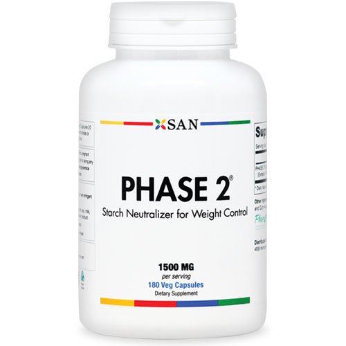 PHASE 2® Carb Blocker 1,500 mg (Phaseolus Vulgaris Extract) 180