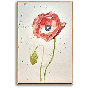 Framed Home Artwork Watercolor Painting for Living Room Bedroom