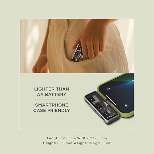 Satechi 3-in-1 USB C Mobile Hub, 4K@60Hz HDMI, 100W Pass-Through Charging, 10Gbps Data Transfer, MicroSD Card Reader, Compact USB-C Adapter for iPad, MacBook, Switch OLED & More