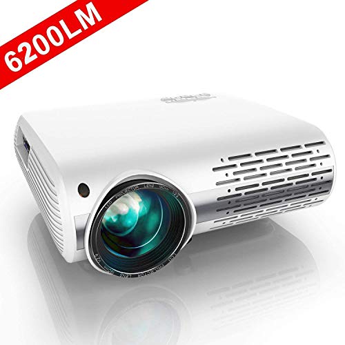 Proyector-YABER-Proyector-Full-HD-1080P-6200-Lmenes-Proyector-Cine-en-Casa-con-Regulacin-Trapezoidal-4D-con-Dos-Altavoces-Estreo-Alta-Fidelidad-y-Sistema-de-Refrigeracin-de-Tres-Ventiladores
