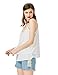 ZAN.STYLE Women's Spaghetti Strap V Neck Flowy Chiffon Layered Cami Tank Top