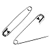 Safety Pins - Size 3 - Nickel Plated Steel - Graine (100 Count)