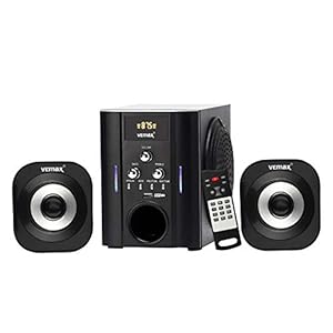 Vemax Atom 2.1 Bluetooth Multimedia Speaker System Bass & Treble Control