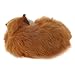 Dovewill Cute Realistic Sleeping Fox Stimulation Animal Interior Ornament Kids Children Home Decor Gift Yellow