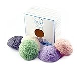 The Best Facial Cleanser Konjac Sponge - HUB Skin Care Ocean5 - 100% Natural & Organic