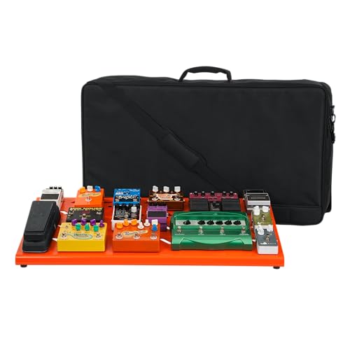 Gator Extra großes Pedalboard mit Tasche, 81,3 x 43,2 cm, Orange