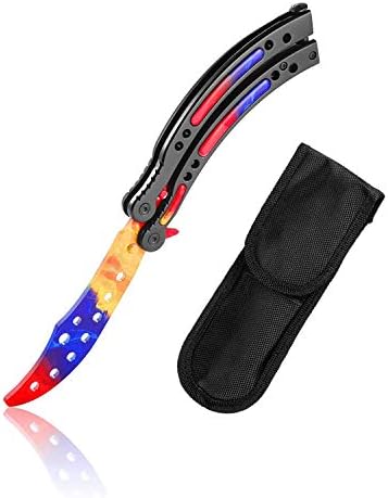 TitanFan Practice Butterfly Knife Butterfly Comb Tool, Unsharpened Blade