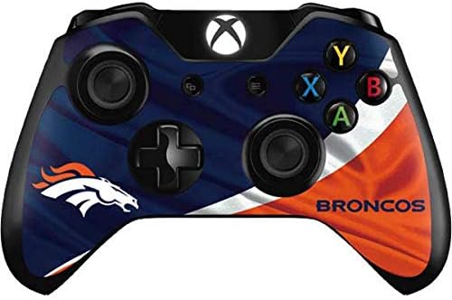 SkinitDecal Gaming Skin Compatible with Xbox One Controller - Officially Licensed NFL Denver Broncos Design