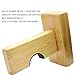 Baseball Bat Display Wall Mount Horizontal, Handmade Solid Bamboo Wood with Felt Liner and Hidden Screws Bat Wall Mount(Bamboo Wood)